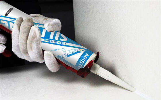 5-10 মিনিট ত্বকের সময় ইনডোর এবং আউটডোর ব্যবহারের জন্য 24 ঘন্টা সম্পূর্ণ নিরাময় সহ ইউভি প্রতিরোধী সিলিকন ওয়াটারপ্রুফ সিল্যান্ট